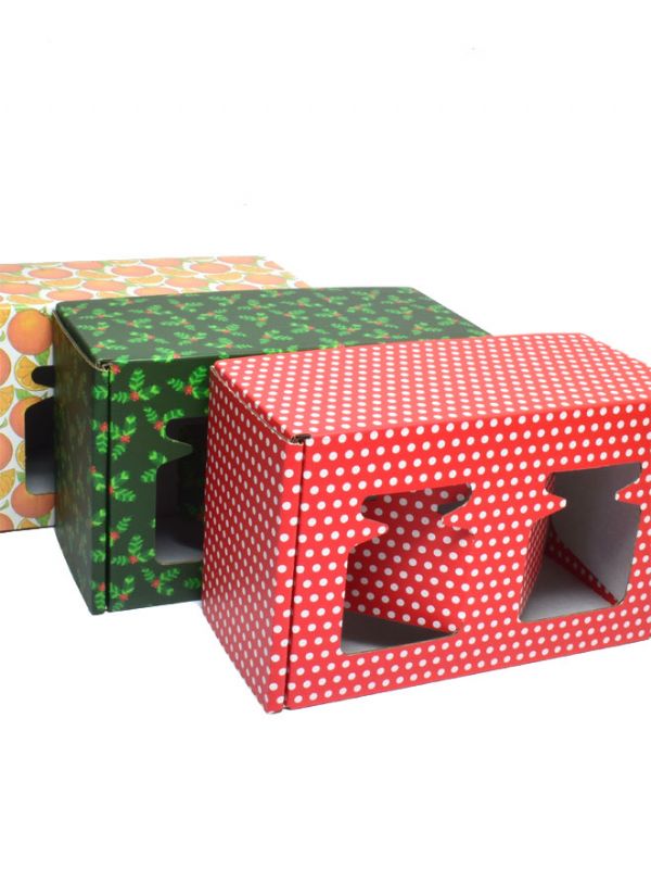 Retail Display Box Printed Designs 2 Jars