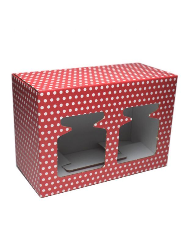 Retail Display Box Red Spot 2 Jars (x1)