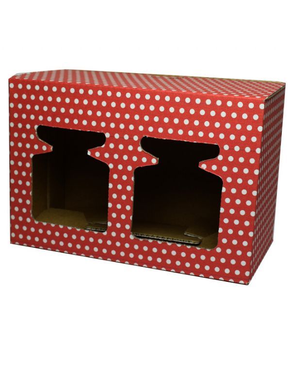 Retail Display Box Red Spot 2 Jars (x10)