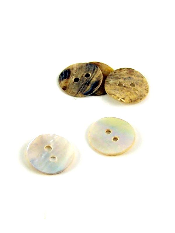 Mother of Pearl Round Button