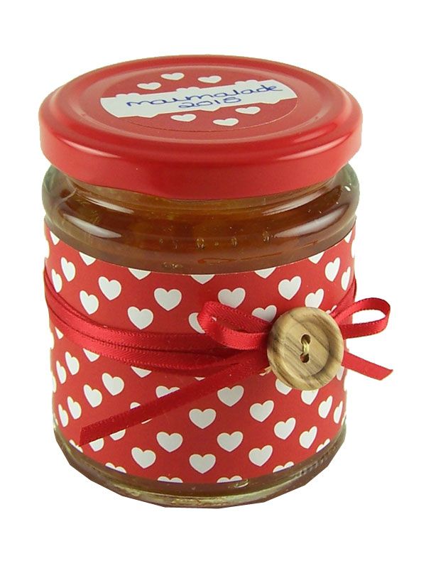 Jar Wraps - Red Hearts