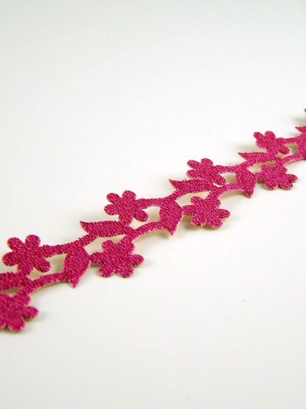 Pink Flower Trim 50cm Trim Rosie's Pantry Jarcessorise Buy