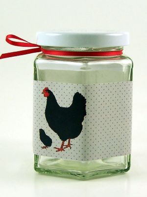 Love jam jars | A Little Black Hen jar wrap