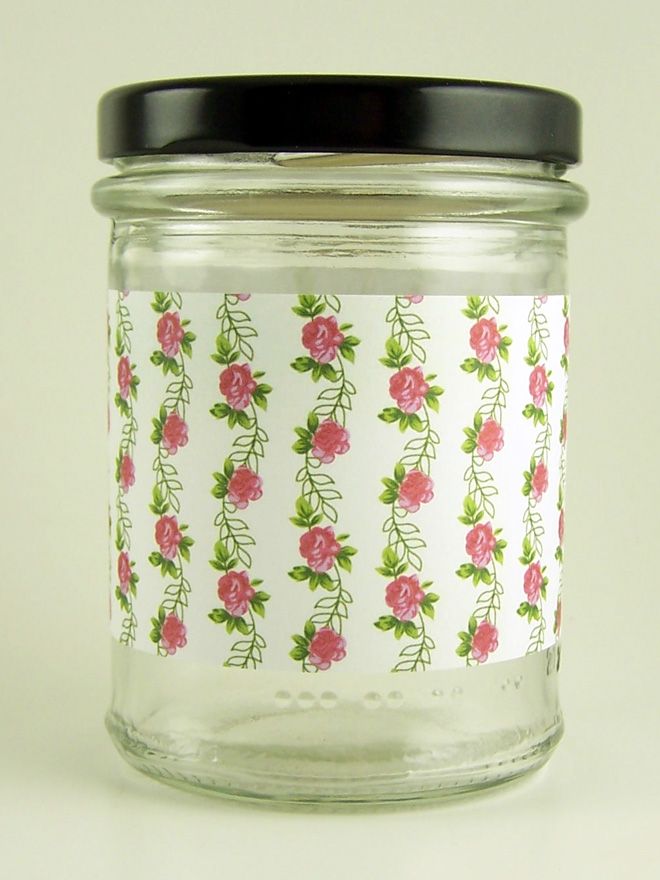 Jar Wraps - Summer Frocks Roses