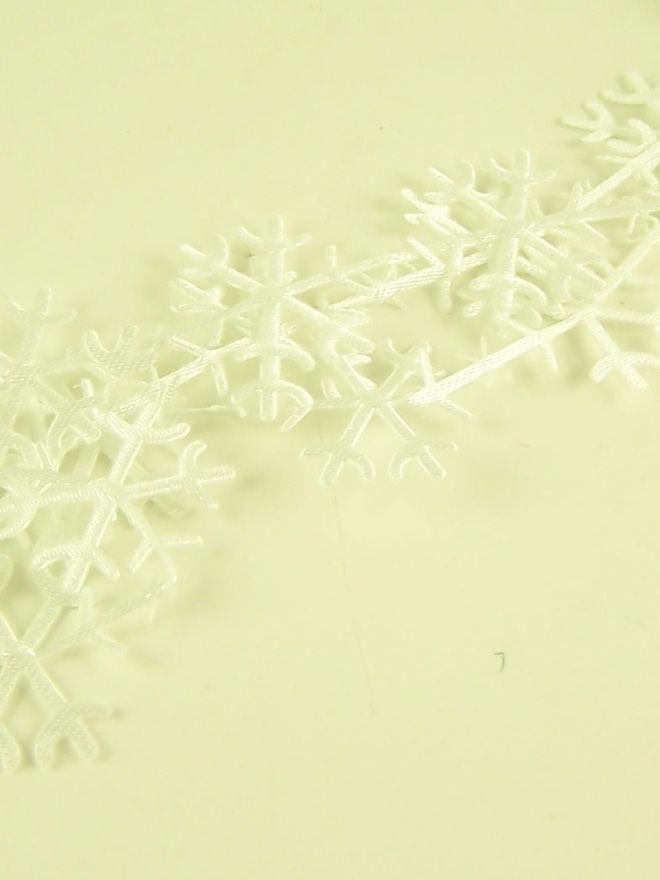 Snowflake Trim 50cm
